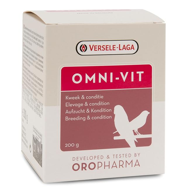 VERSELE-LAGA - Oropharma Omni-Vit - Mezcla de vitaminas para Aves - para cría y Estado General óptimo - 200 g