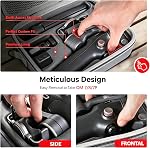 Osmo Mobile 7/8/7P Cas, Portable PU Sac à épaule pour DJI OM 7/8/7P Gimbal, avec Mesh intérieur, étui de transport de protection, Gris clair
