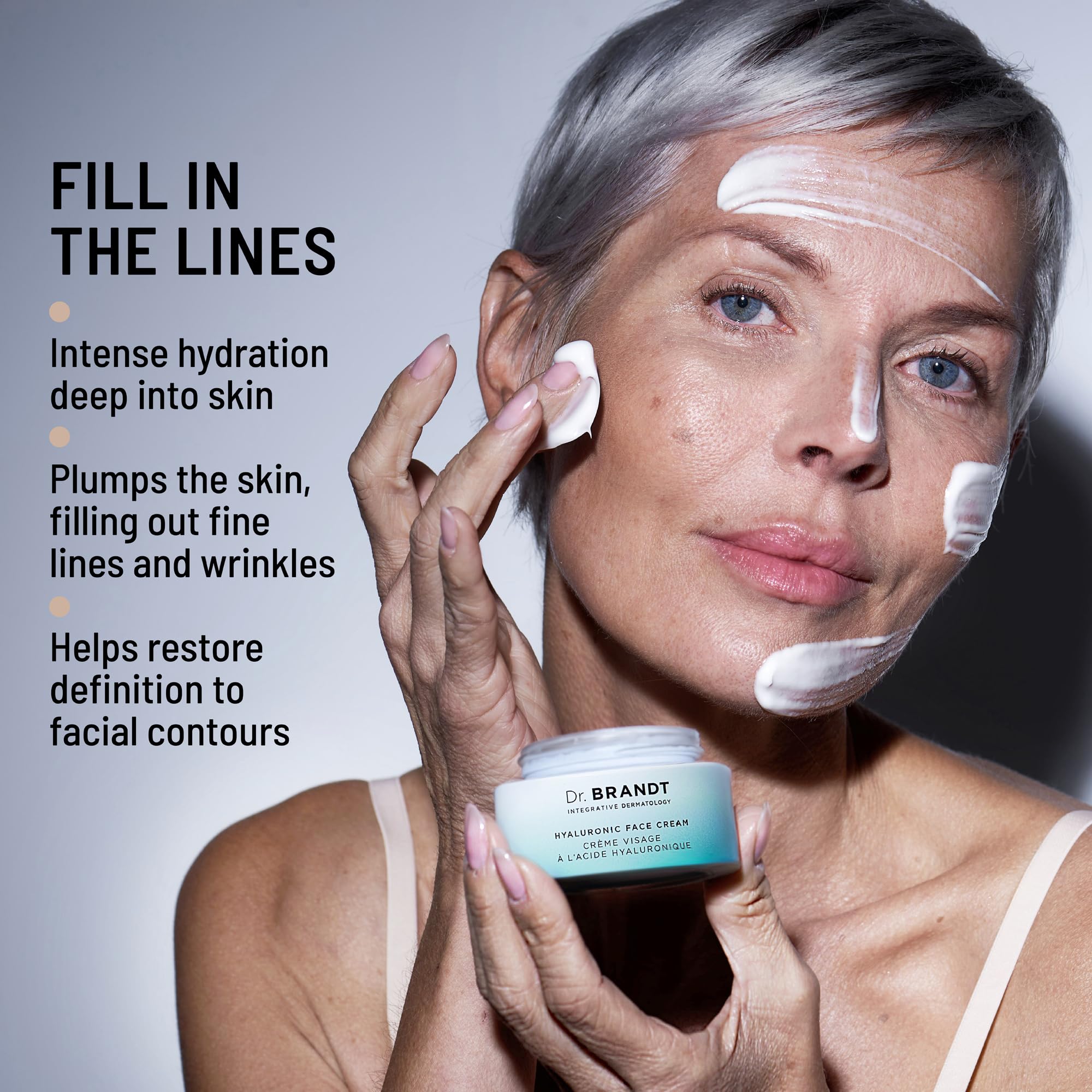 Dr. Brandt Needles No More Hyaluronic Face Cream - Long-Lasting Plumping Hydrator for Dehydrated & Dry Skin - 50 g - Image 4