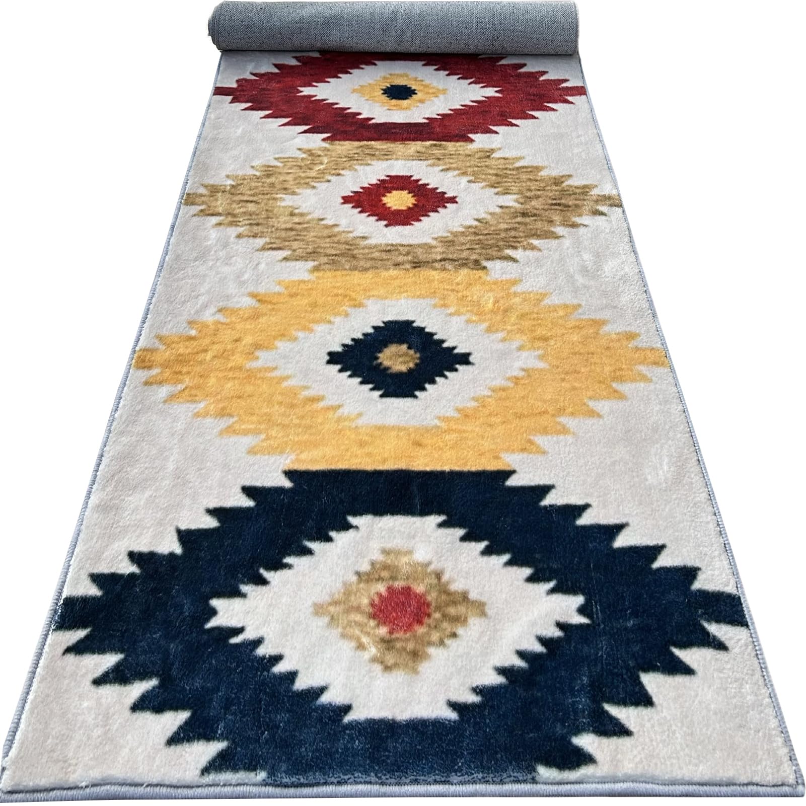 Carpet Runners for Hallways Non-slip Runner Rugs for Hallway Extra Long Kitchen Rug Washable Hallway Runner Rug Low Pile Entryway Runner Rugs Narrow Hall Runner for Laundry Bedroom 120 x 270 cm