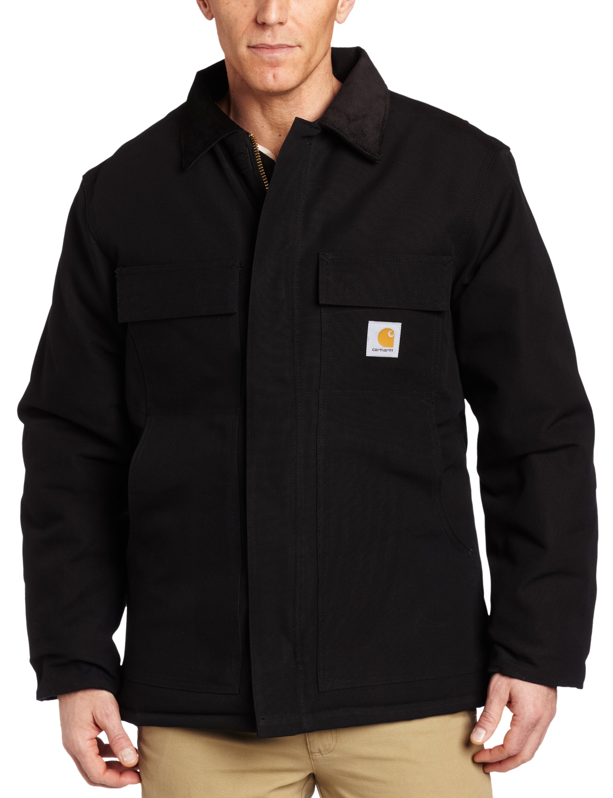 CarharttMen's Big & Tall Arctic Quilt Lined Duck Traditional Coat C003 - Black - XL