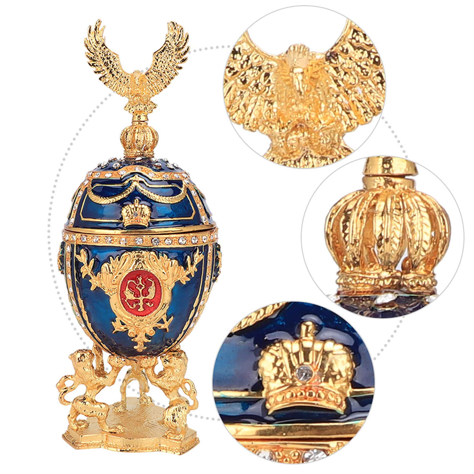 HANDGEMAAKTE Faberge ei Sieraden Doos Russische Paasei Sieraden doos voor Mannen Zoon inlaw Verjaardagscadeau ideeën voor Mannen Afstuderen cadeau voor hem Verjaardagscadeau, voor hem 24kGold 336 HANDGEMAAKTE Faberge ei Sieraden Doos Russische Paasei Sieraden doos voor Mannen Zoon inlaw Verjaardagscadeau ideeën voor Mannen Afstuderen cadeau voor hem Verjaardagscadeau, voor hem 24kGold 336