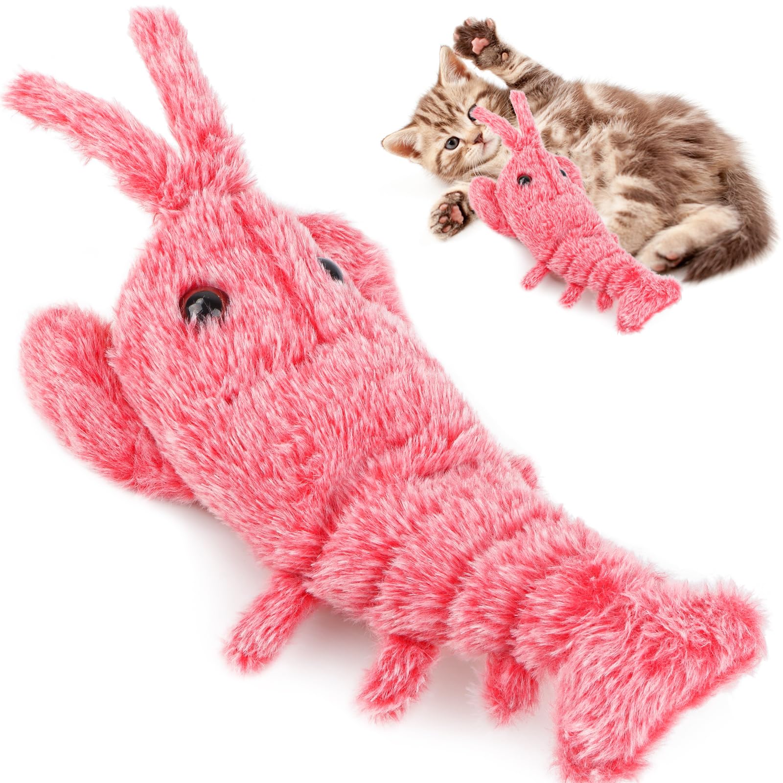 Jognee Plush Interactive Dog Toy, Jumping Movable Dog Toy, Soothing Pet Toy
