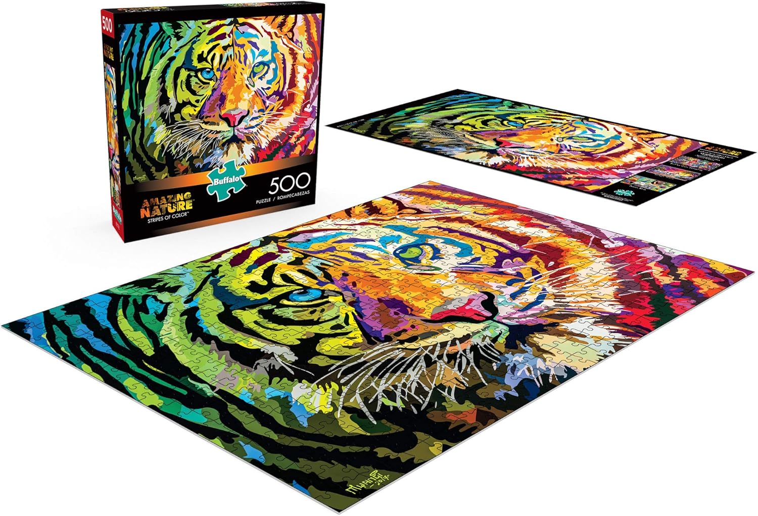 Buffalo Games - Stripes of Color - 500 Piece Jigsaw Puzzle