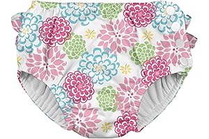 green sprouts Baby-Girls Ruffle Snap Reusable Absorbent Swimsuit Diaper