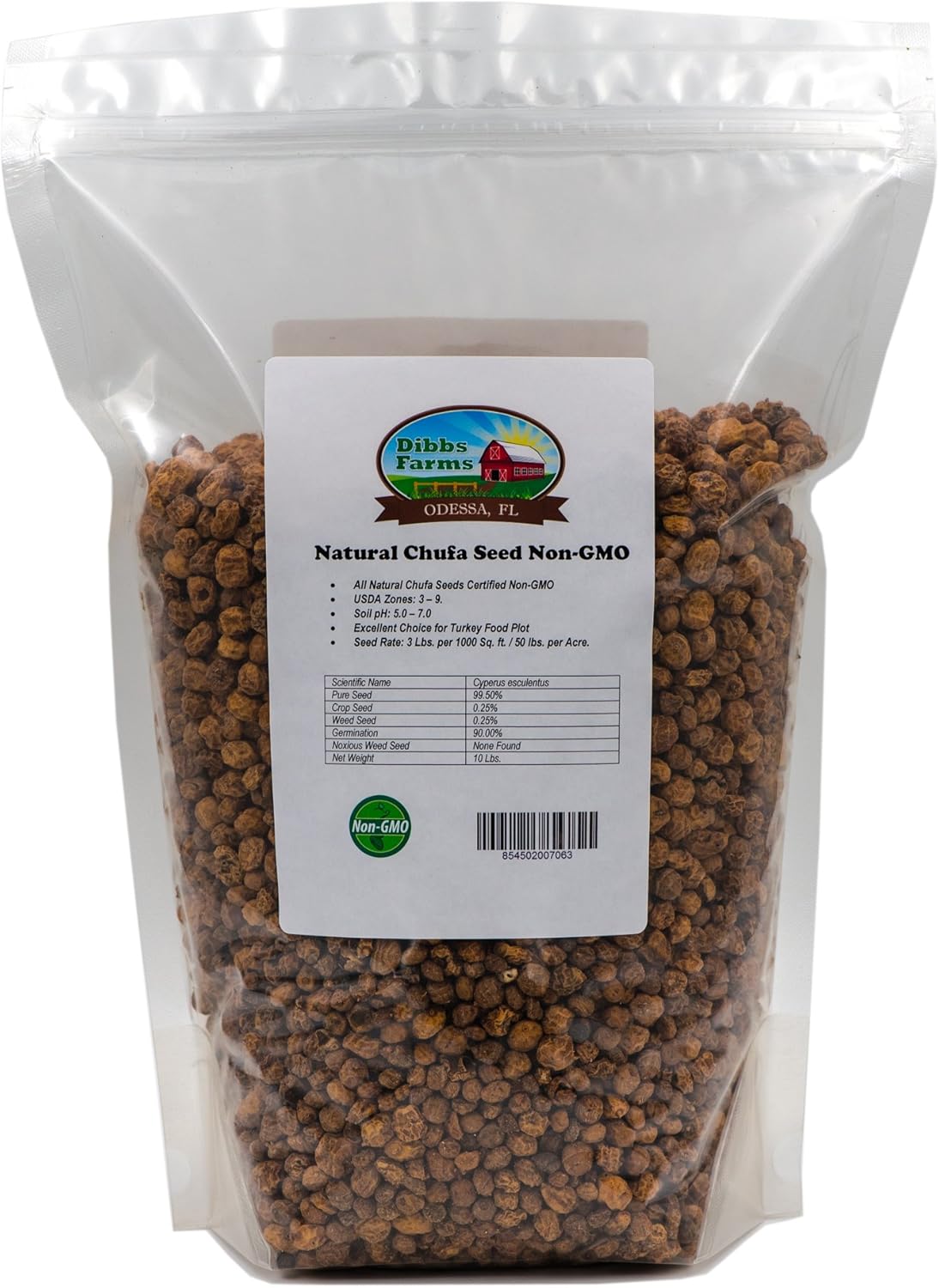 Dibbs Farms Natural Chufa Seeds Tiger Nuts (NonGMO) 10