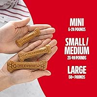 Vista 4 de Milk-Bone Original Brushing Chews, 18 mini golosinas dentales diarias para perros (paquete de 5)