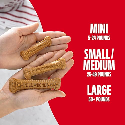 Miniatura 4 de Milk-Bone Original Brushing Chews, 18 mini golosinas dentales diarias para perros (paquete de 5)