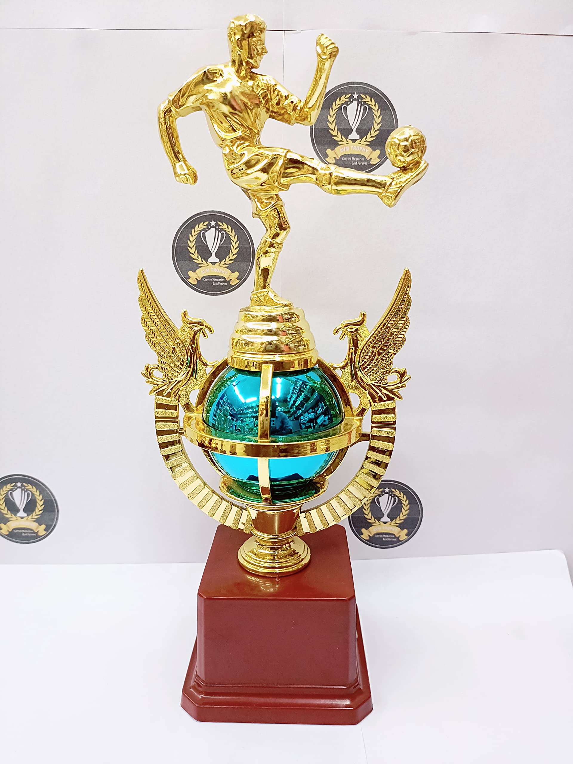 Trophy Golden Fiber Golden Eagle with Football Cup (B0B4342PMR) Amazon Price History, Amazon Price Tracker