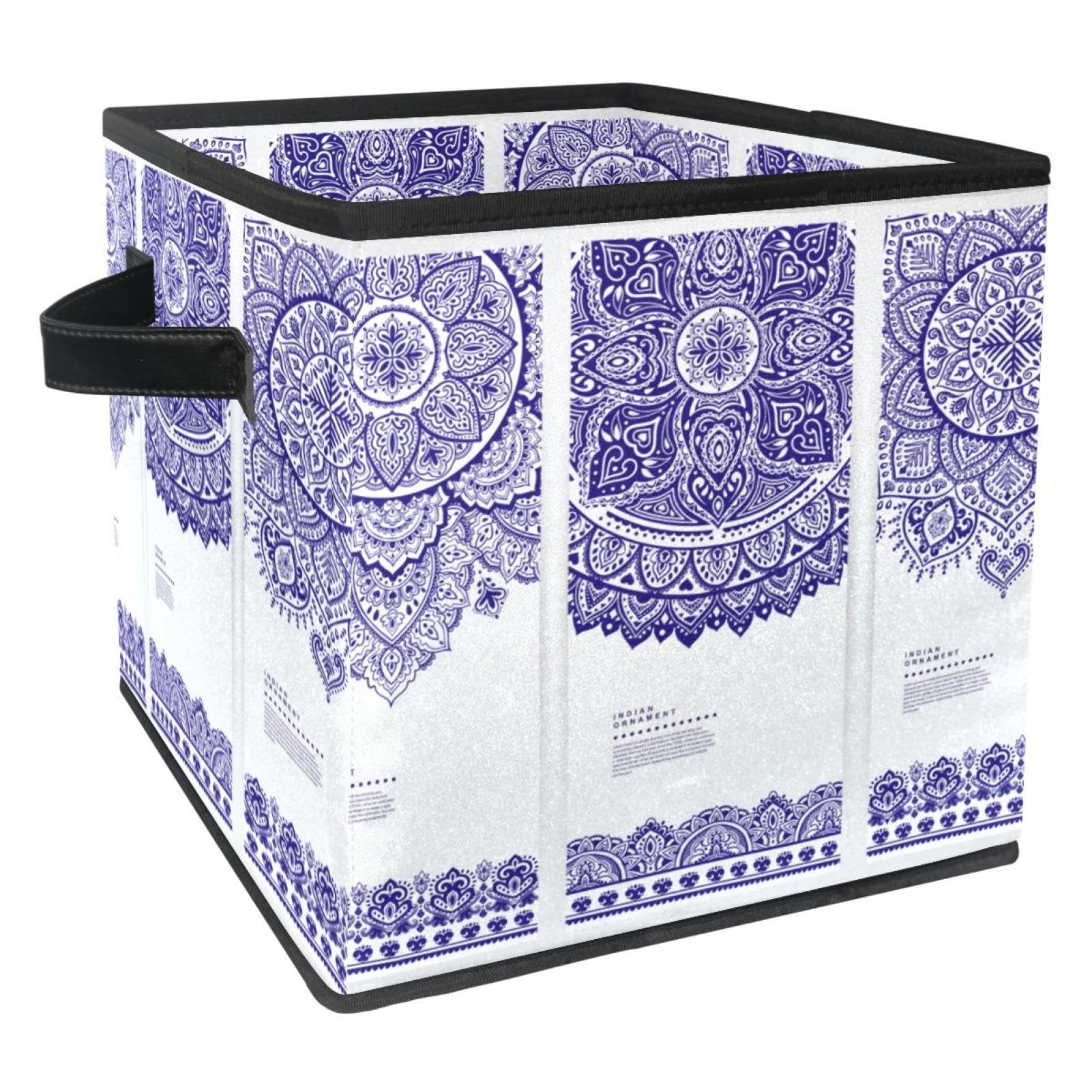Panier de rangement en tissu placard chambre boîte amovible