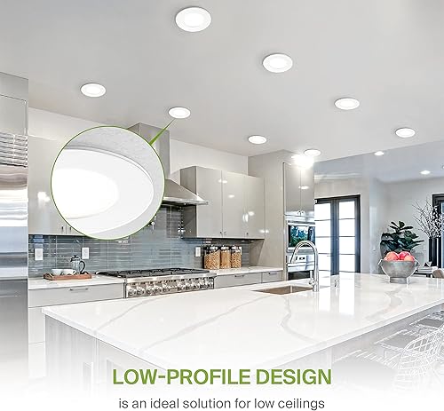 Miniatura 5 de ASD Luz LED empotrable de 3 pulgadas, 2700 K3000 K3500 K4000 K5000 K, 6 W 30 W Eqv, luces de techo ultra finas y regulables con caja J, luz