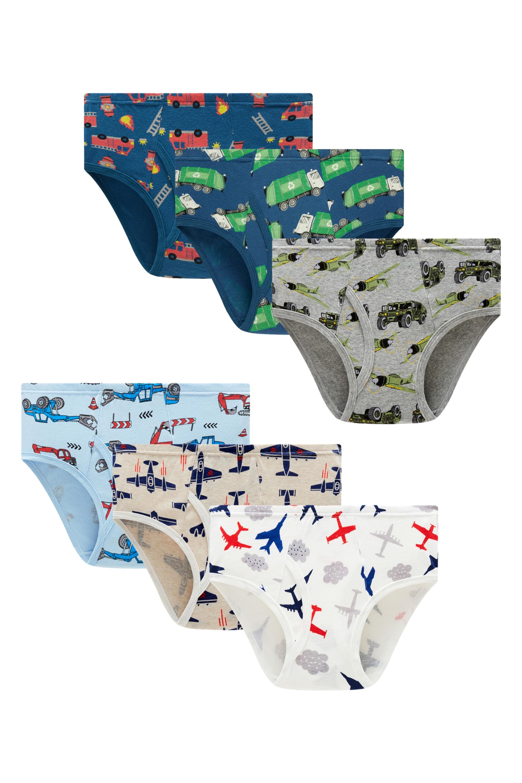 Little BoysCotton Boxer Brief Soft Underwear Multipack