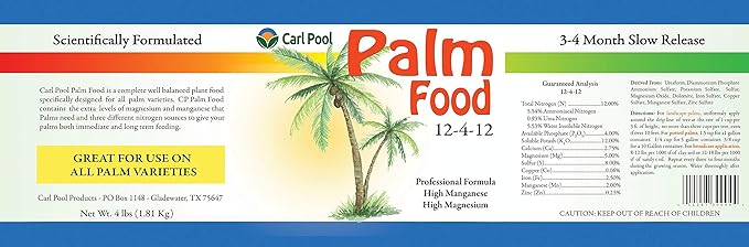 Fertilizante para Palmas 12-4-12 4 Lbs miniatura 2