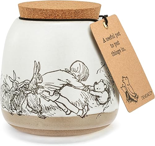 Miniatura 9 de DEMDACO Heartful Home by Tracy Pesche Collection - Tarro de almacenamiento de galletas con diseño de corazón rojo y rayas negras, tamaño mediano,