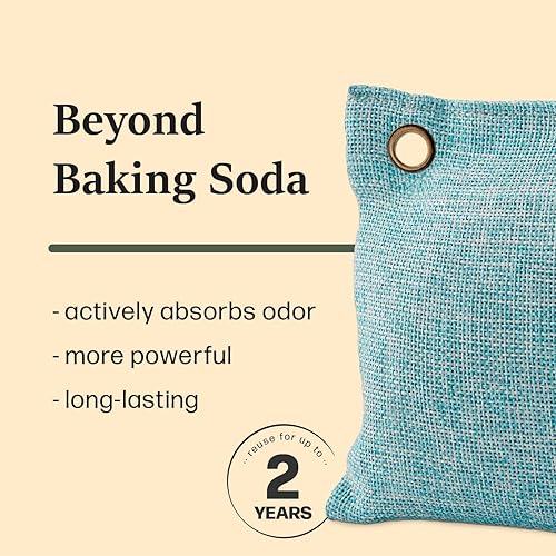 Miniatura 3 de Bolsa purificadora de aire, 2.64 onzas, de la marca Moso Natural, Azul, 2 - unidades