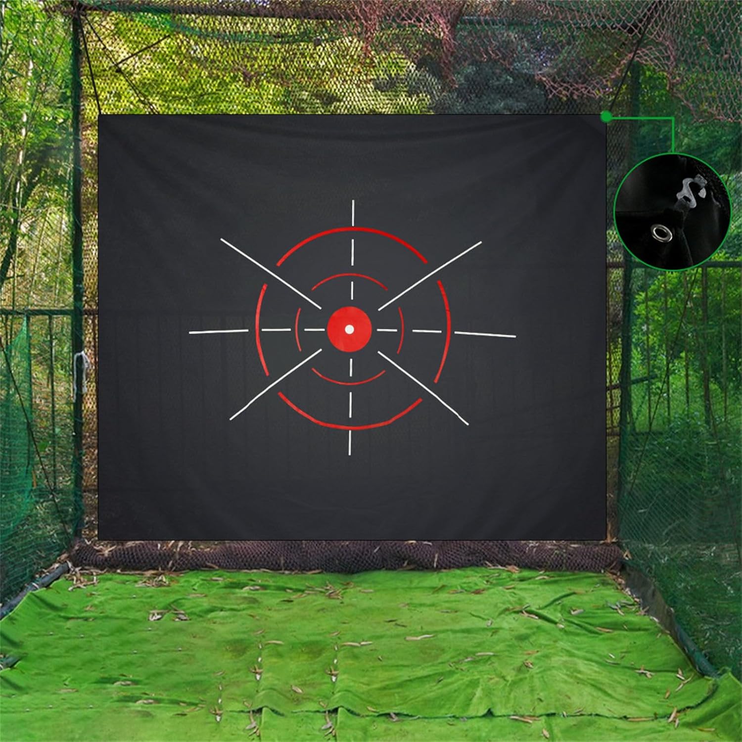 Golfs Practice Training Targets Targets Cloth Hitting Net Driving Ranges Hitting Net Aiming Exercise for Yard for Backyard