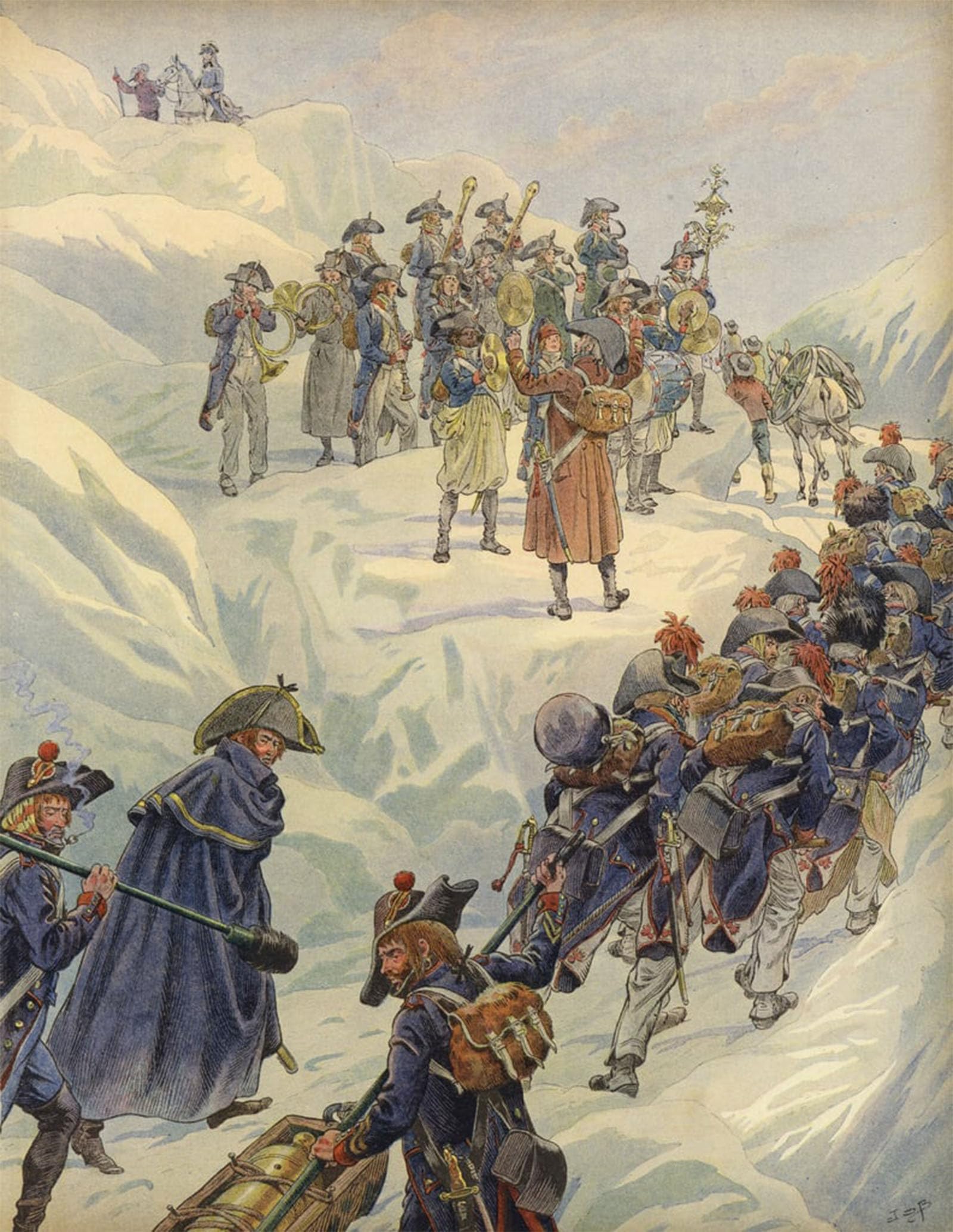 Affiche et gravure Passage du Saint Bernard idée cadeau déco maison - 5