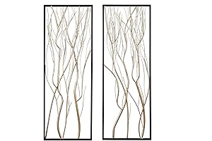 LuxenHome Metal Wall Art: Elevate Your Living Space with Sophisticated Style