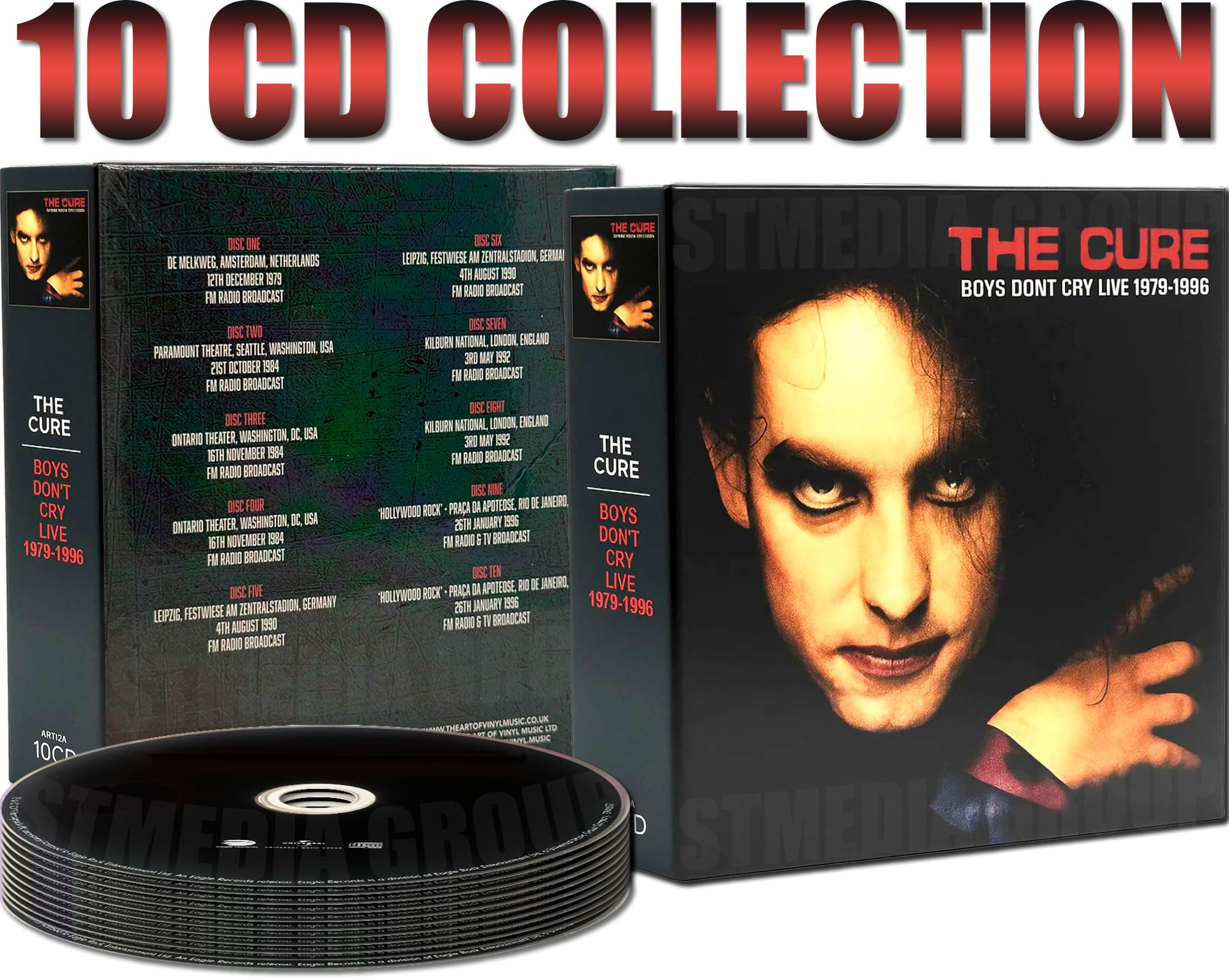 The Cure - Boys Don'T Cry Live 1979 - 1996 - Limited Box Set