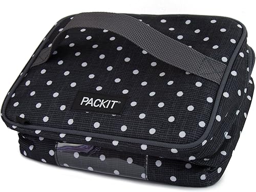 Miniatura 8 de PackIt Enfriador de leche materna y fórmula congelable, Scribble Dots