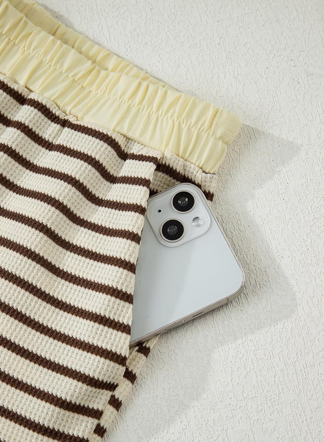 blibean Girls Summer Clothes Sets Kids Textured Striped Outfits Size 6-15 Years - Image 7