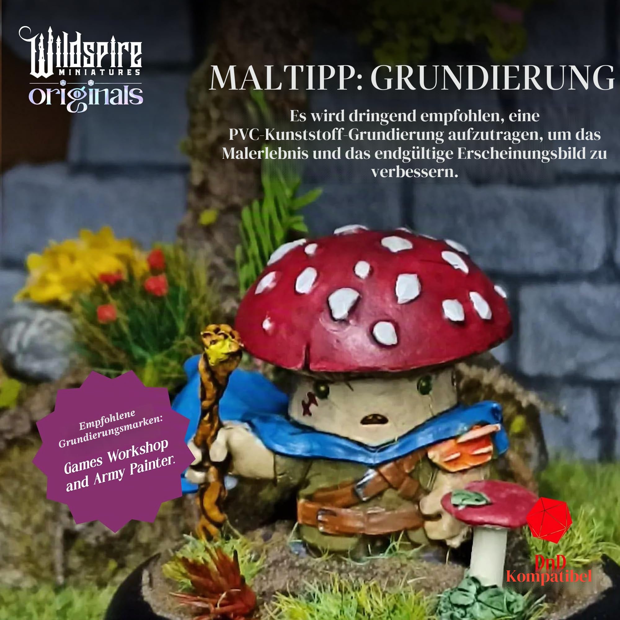 Wildspire Fantasy Miniatures & Bookish Dragon für DND - 28mm-32mm Bulk Dungeons & Dragons Monster Figuren - Pathfinder Starter Set