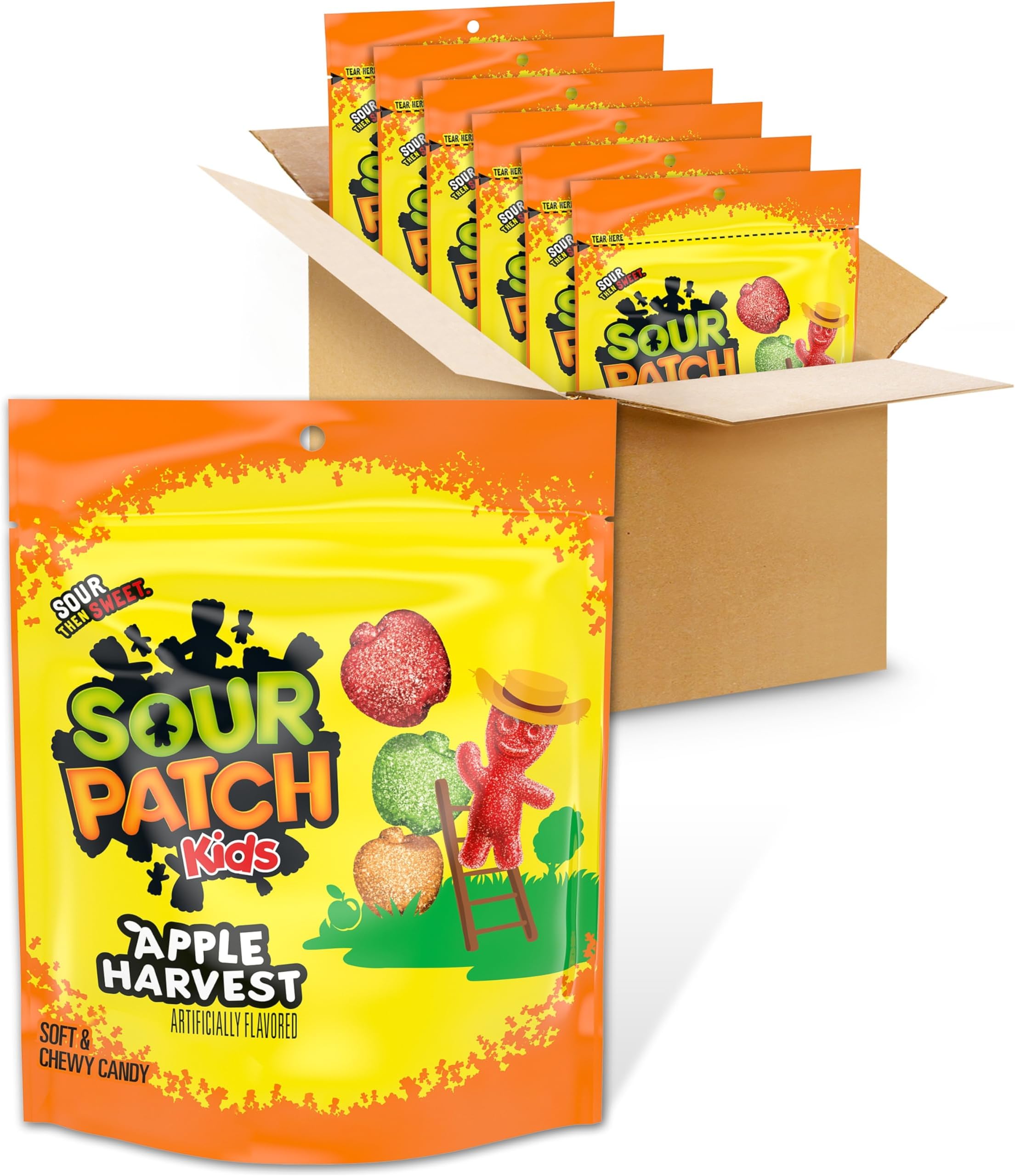 Apple Harvest Soft & Chewy Candy, Halloween Candy, 6 - 10 oz Bags