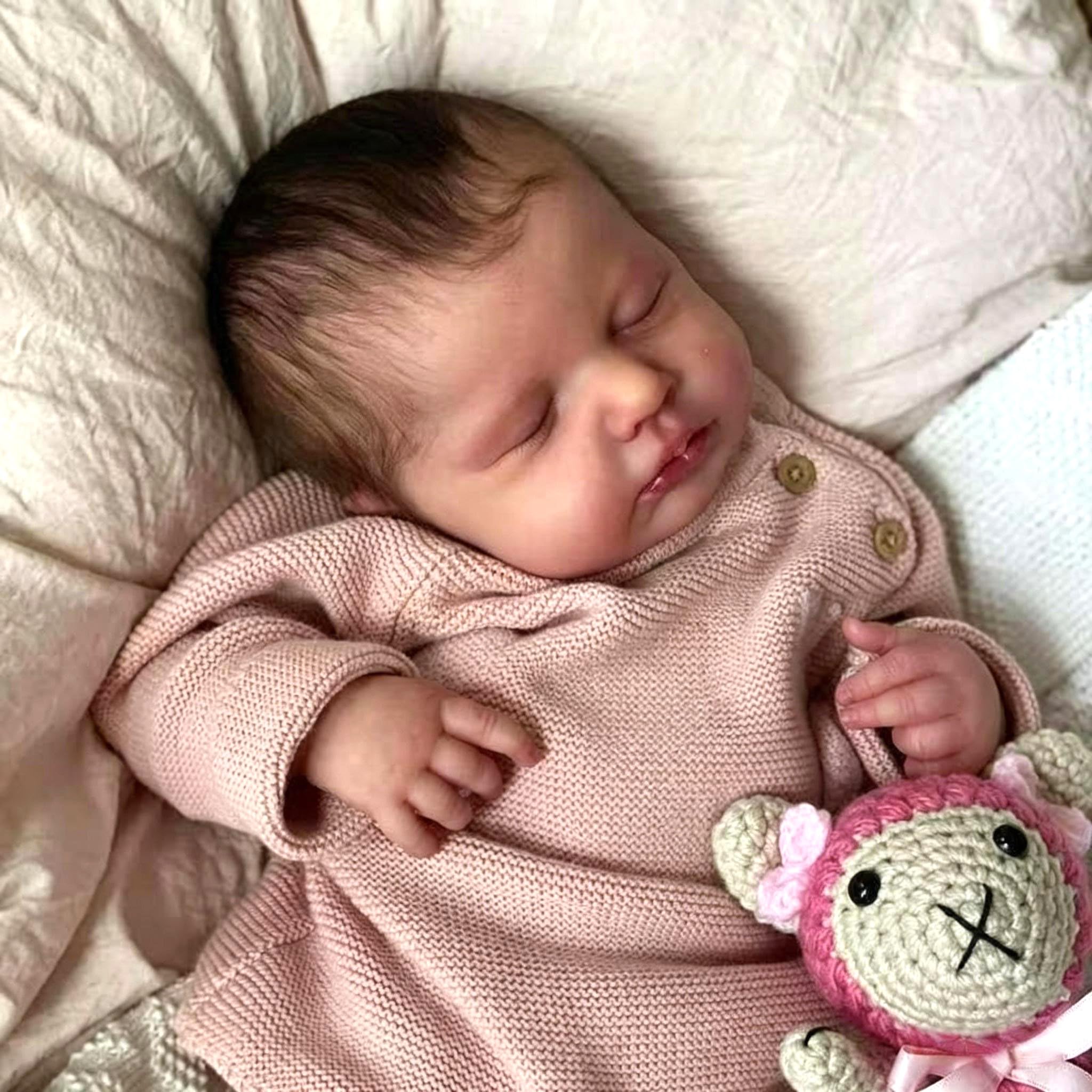 Anano Reborn Babypuppen 20 In Realistische Babypuppe Mädchen Silikon Babys Puppe Real Life Babys Silikon Reborn Puppen Lebensechte Neugeborene Babys Kleinkind Puppe Mit Zubehör