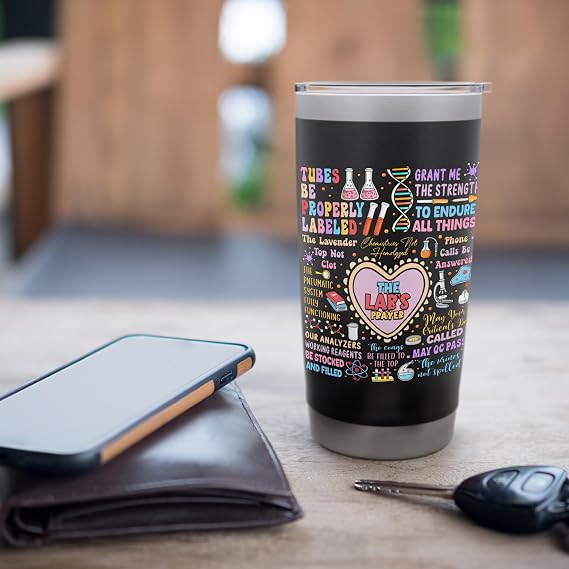 The Lab's Prayer Medical Laboratory Scientist Lab Week 2025 Stainless Steel Insulated Tumbler