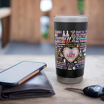 The Lab's Prayer Medical Laboratory Scientist Lab Week 2025 Stainless Steel Insulated Tumbler