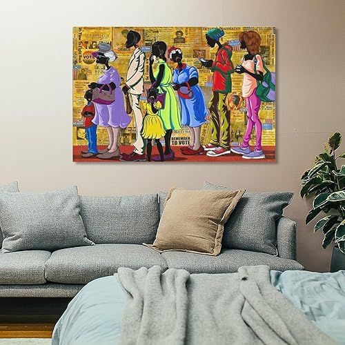 Miniatura 7 de Leroy Campbell - Pintura al óleo abstracta retro (10) pinturas artísticas de pared, lienzo, decoración de pared, decoración del hogar, decoración de