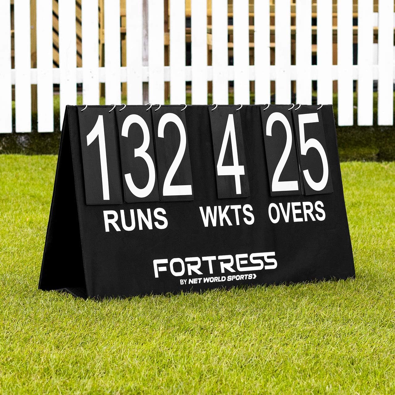 FORTRESS Portable Cricket Flip Scoreboard | Deluxe and Standard | Carry Bag Included