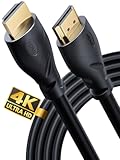 PowerBear 4K HDMI Cable 20 ft &vert; High Speed&comma; Rubber & Gold Connectors&comma; 4K &commat; 60Hz&comma; Ultra HD&comma; 2K&comma; 1080P & ARC Compatible for Laptop&comma; Monitor&comma; PS5&comma; PS4&comma; Xbox One&comma; Fire TV&comma; Apple TV & More