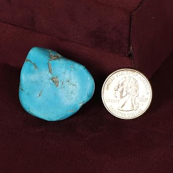 Real-gems ジュエリー製作用宝石 17.00カラット 天然アリゾナブルーターコイズクリスタルストーン ジュエリー製作用