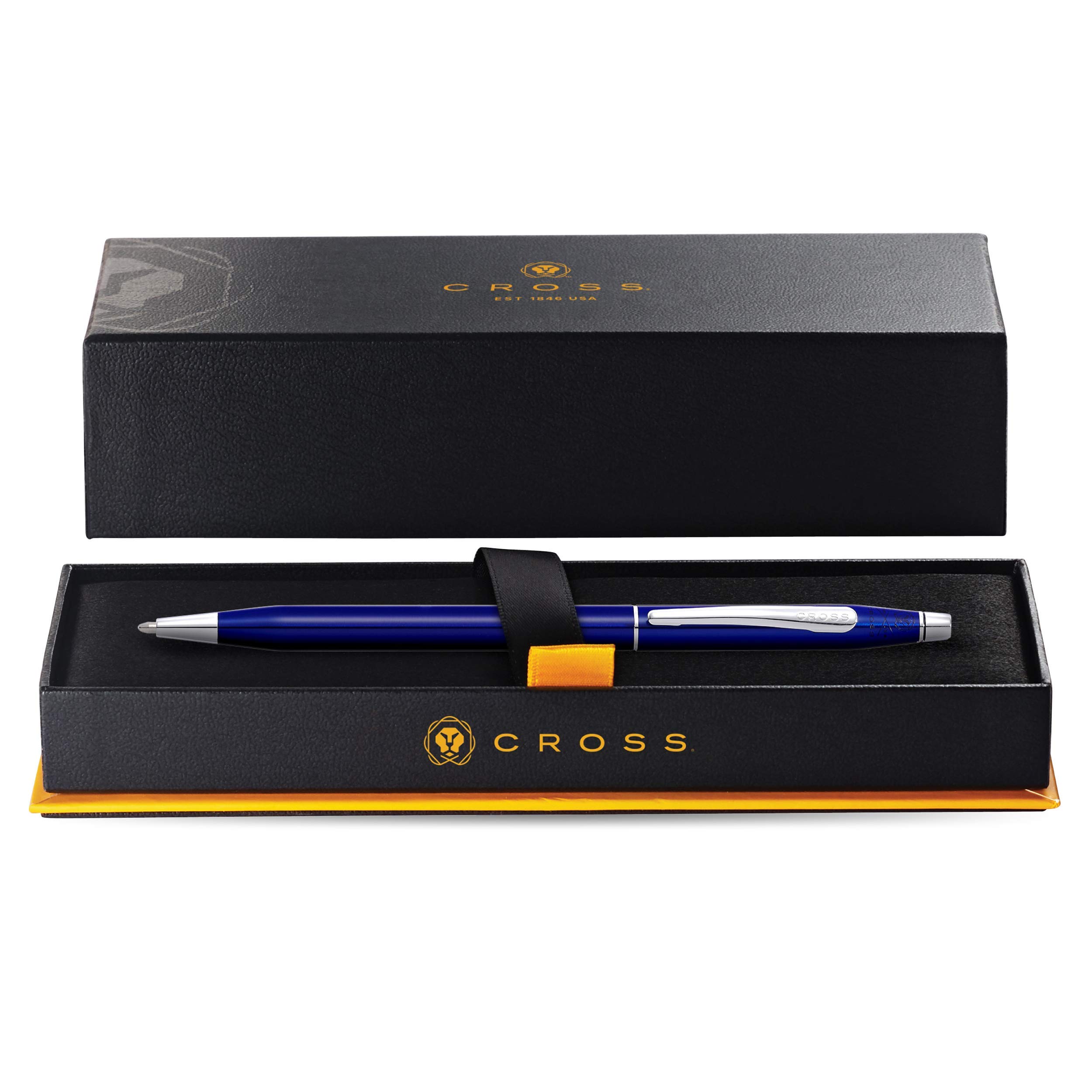 CROSS Century II Penna A Sfera Cherry Blossom, Inchiostro Nero, Mina Media, Con Astuccio Regalo, Blu Traslucido - 3
