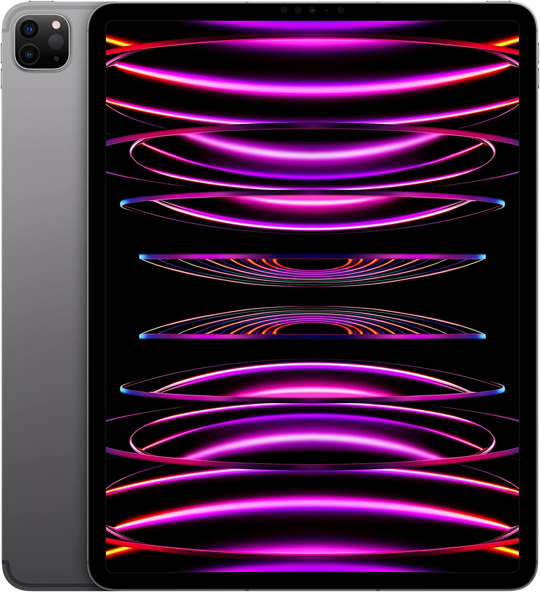 2022 Apple iPad Pro (12.9-inch, Wi-Fi + Cellular, 128GB) - Space Gray (Renewed)