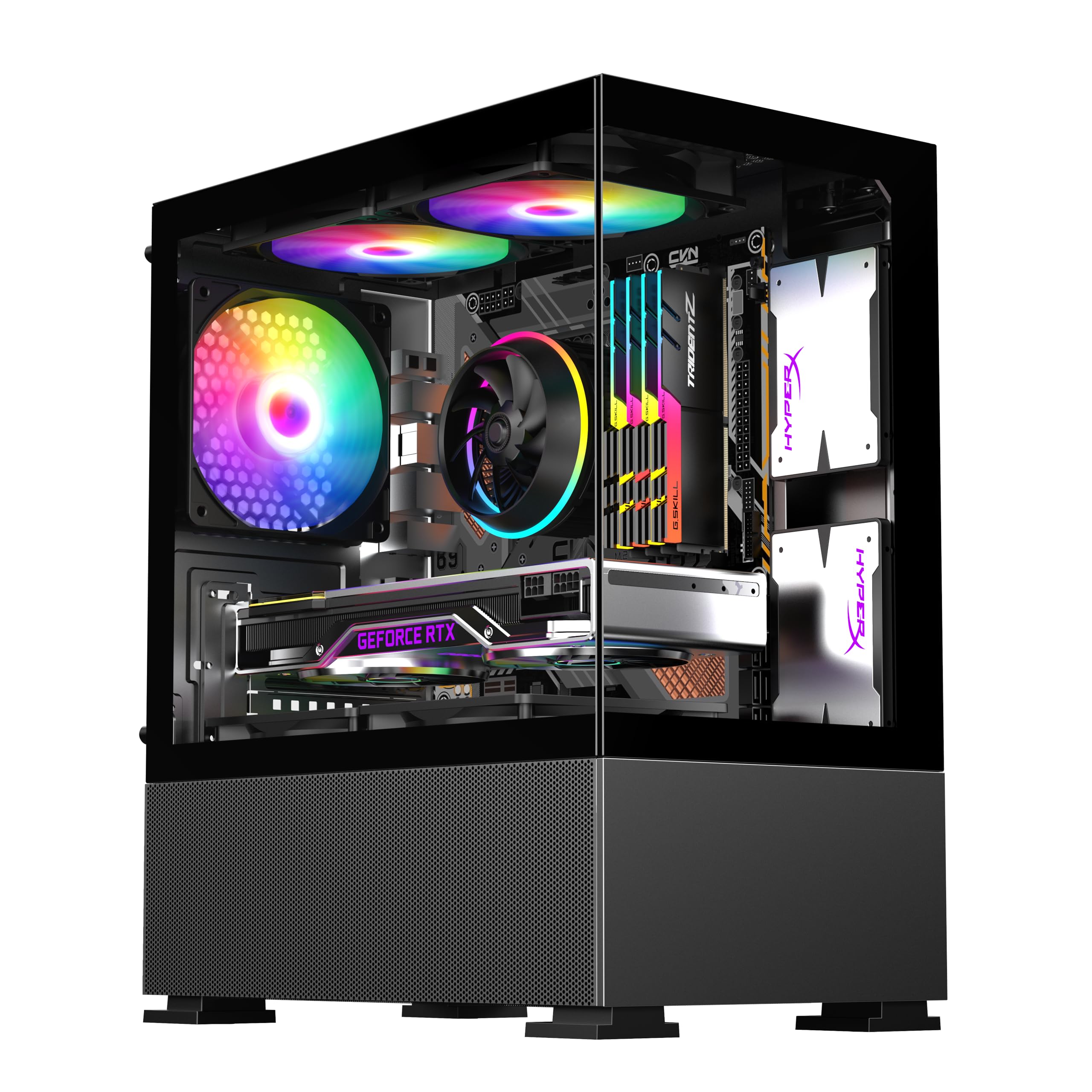 Amazon.in: Buy IONZ KZ-V Mini Aether PC Gaming Case, Mini Tower