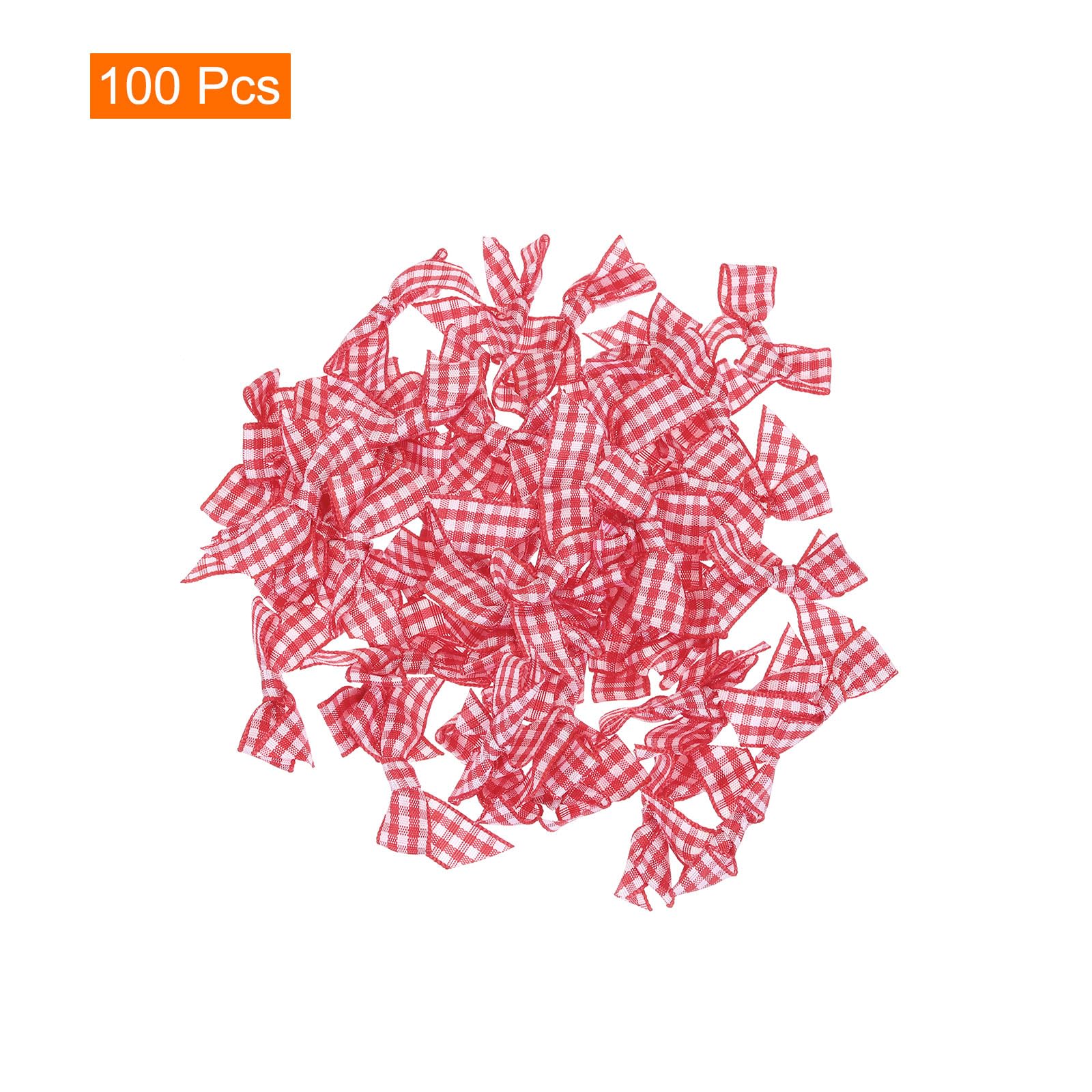 100 Mini Fiocchi Di Nastro In Raso Rosa 2,5x4 Cm – Perfetti Per Bomboniere, Fai Da Te, Confezioni Regalo, Matrimoni, Accessori Capelli E Cucito - 5