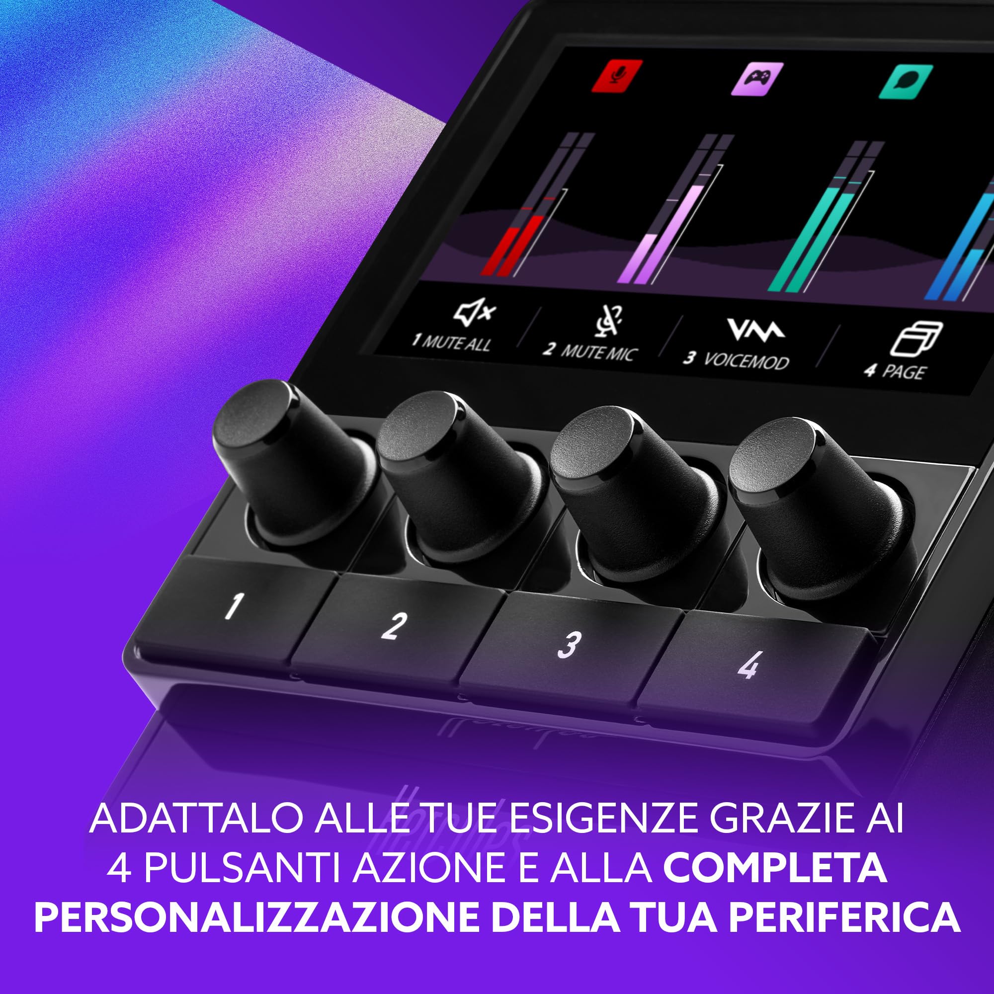 Hercules Stream Starter Kit - Kit Audio Completo per Streaming e Podcast con Mixer Audio Stream 100, Microfono USB HDU-600 e 3 Mesi di Voicemod Pro