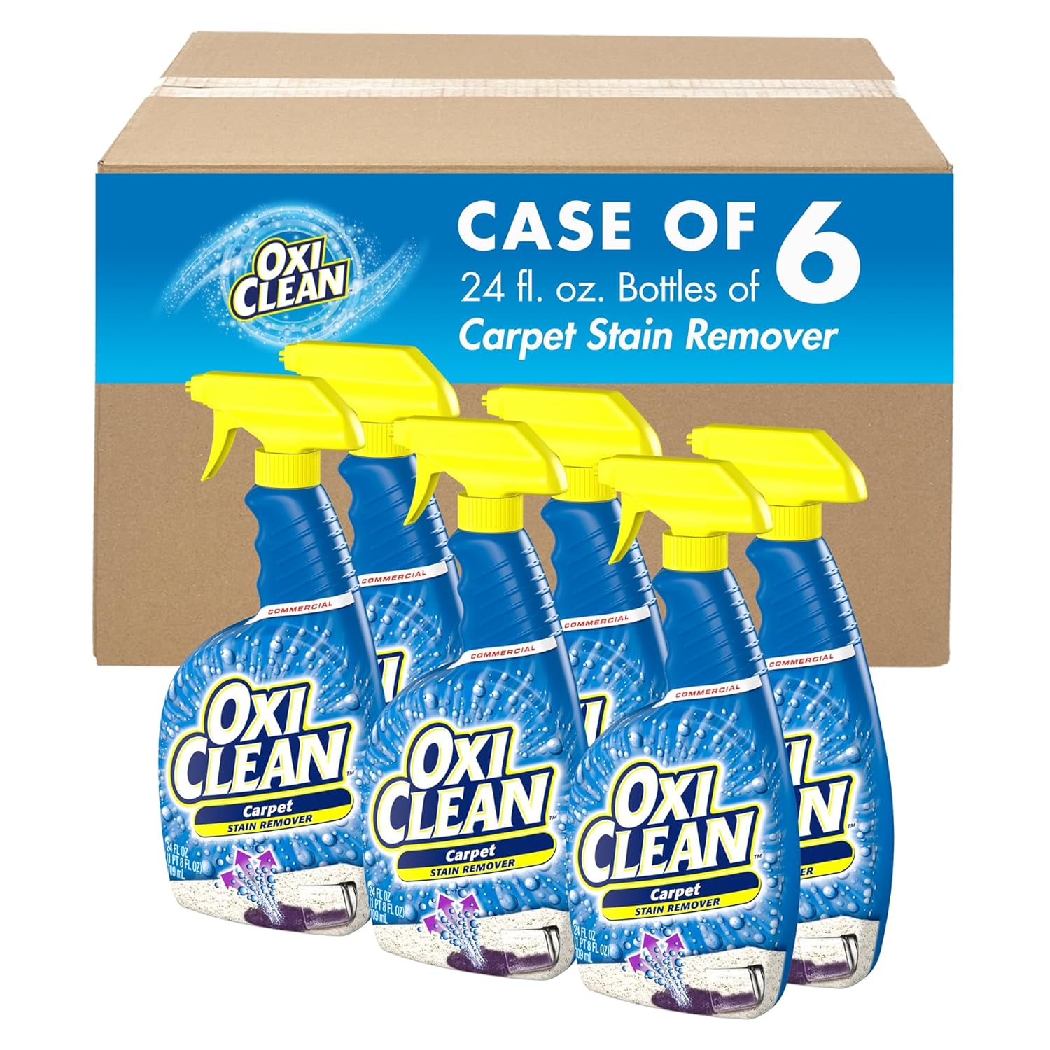OxiClean 57037-00078 Carpet Spot Stain Remover, (Pack of 6)