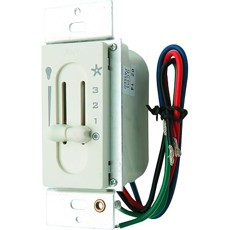 Hunter 27182 Fan/Light Dual Slide Fan 
