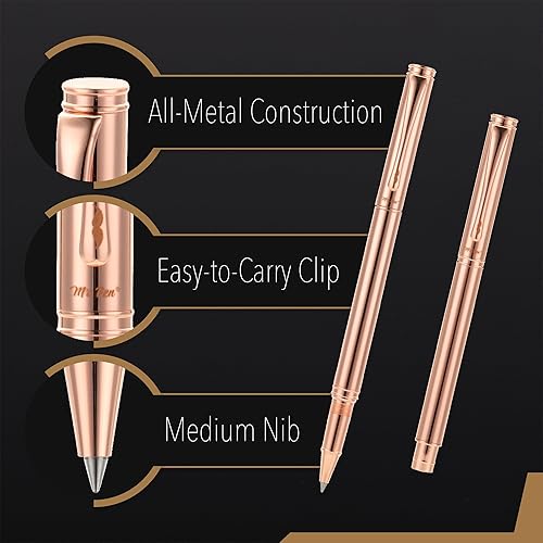 Miniatura 22 de Mr. Pen - Bolígrafo de lujo, barril negro, tinta negra, bolígrafo de lujo, bolígrafos de lujo para hombres y mujeres, bonitos bolígrafos para Negro