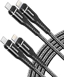 iPhone Charger [Apple MFi Certified] 10FT Long, 3Pack USB A to Lightning Cable Braided Fast Charging Apple Cord Compatible with iPhone 14 13 12 11 Pro Max XS XR X 8 7 6 5 Plus iPad/iPod/AirPods