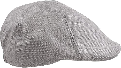 Miniatura 3 de Linen Beret Ivy Duckbill Flat Cap Elegant and Sophisticated, Peaky Blinders Hat Flat Newsboy Cap Men's Hat for Golf