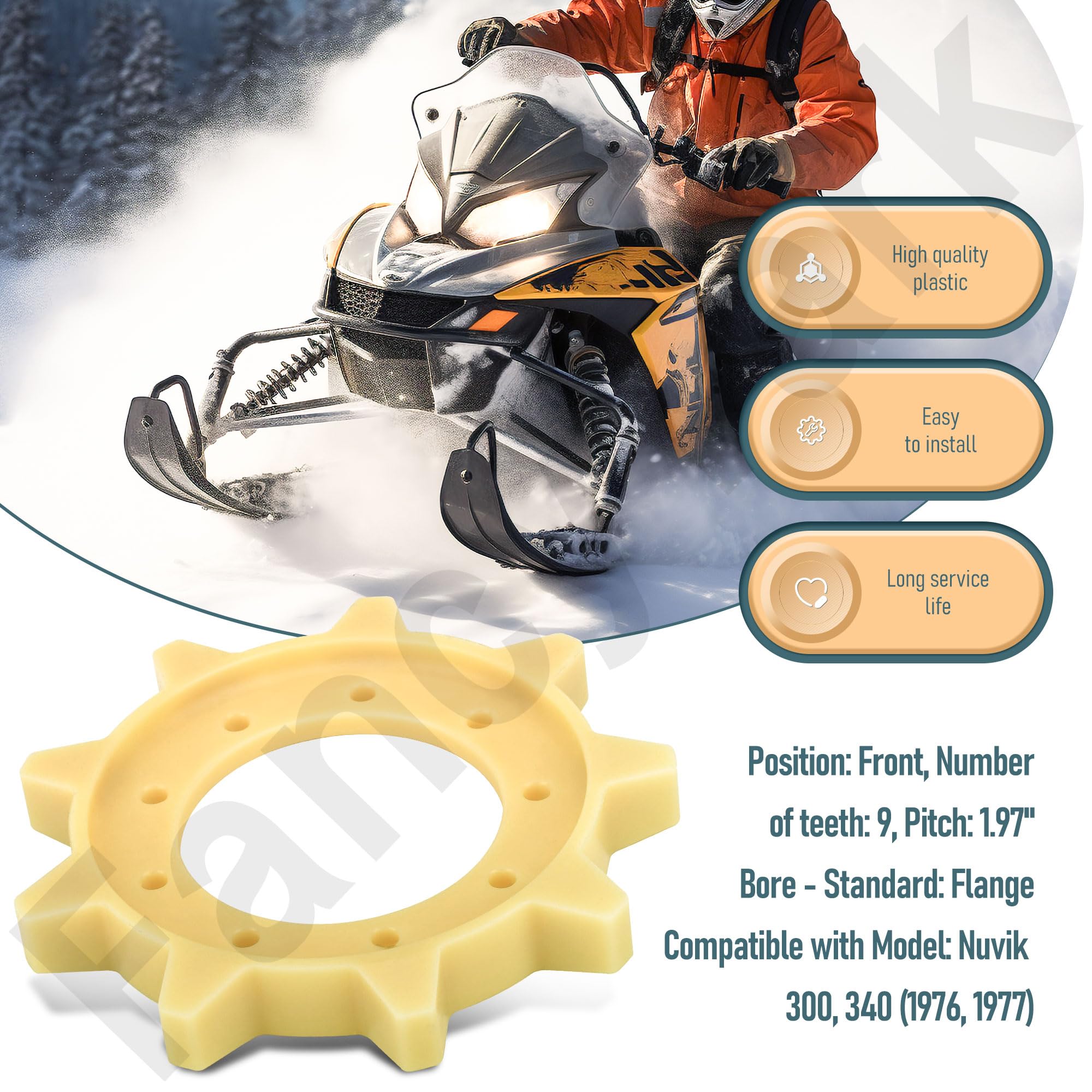 Amazon.com: FancyTark 04-102 Track Drive Sprocket Compatible with