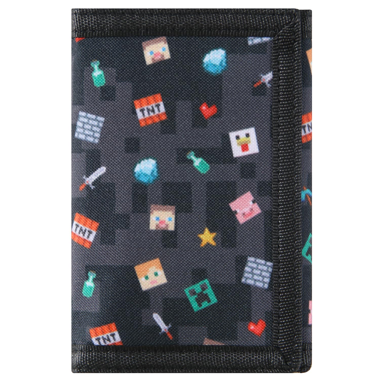Kids Wallet for Boys Teen, Little Boys Wallet for Kids Ages 4-5-6-7-8-9-10-12, Pixel Youth Wallets with Zipper Coin Pocket, Tri Fold Child Childrens Wallet for Christmas Birthday Gift Ideas