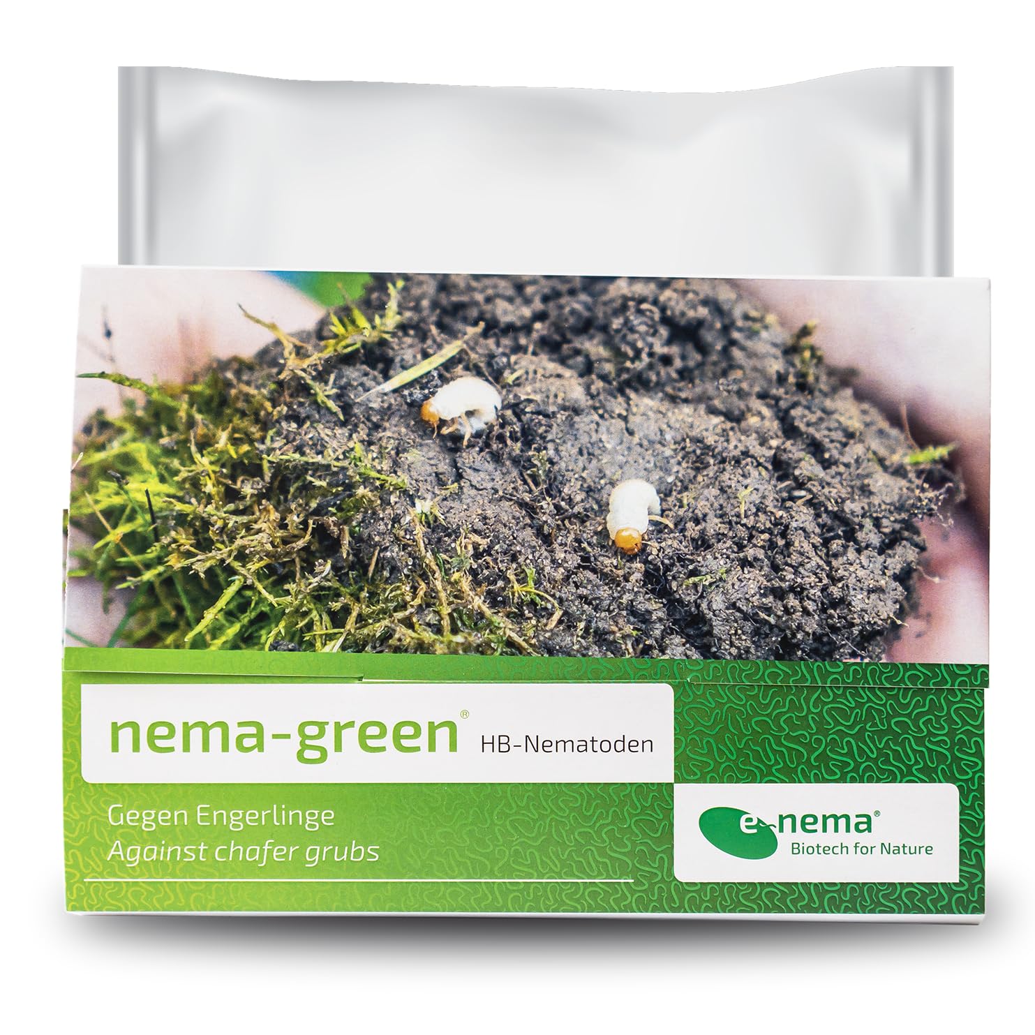 HB-Nematoden gegen Engerlinge | 50 Mio. für 100m² | nema-green Nematoden von e-nema