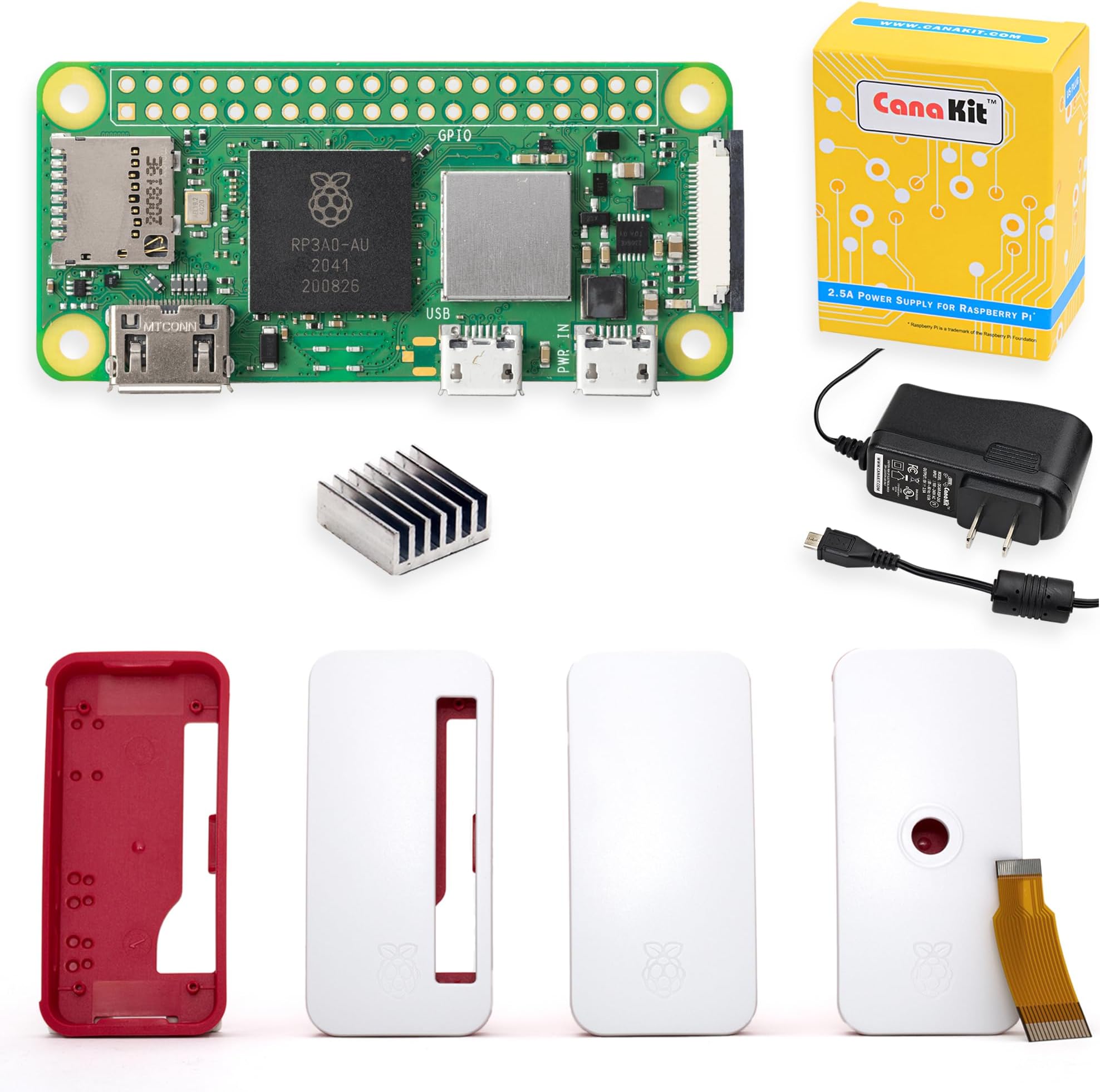 Raspberry Pi Zero 2 W Basic Kit with Official Case