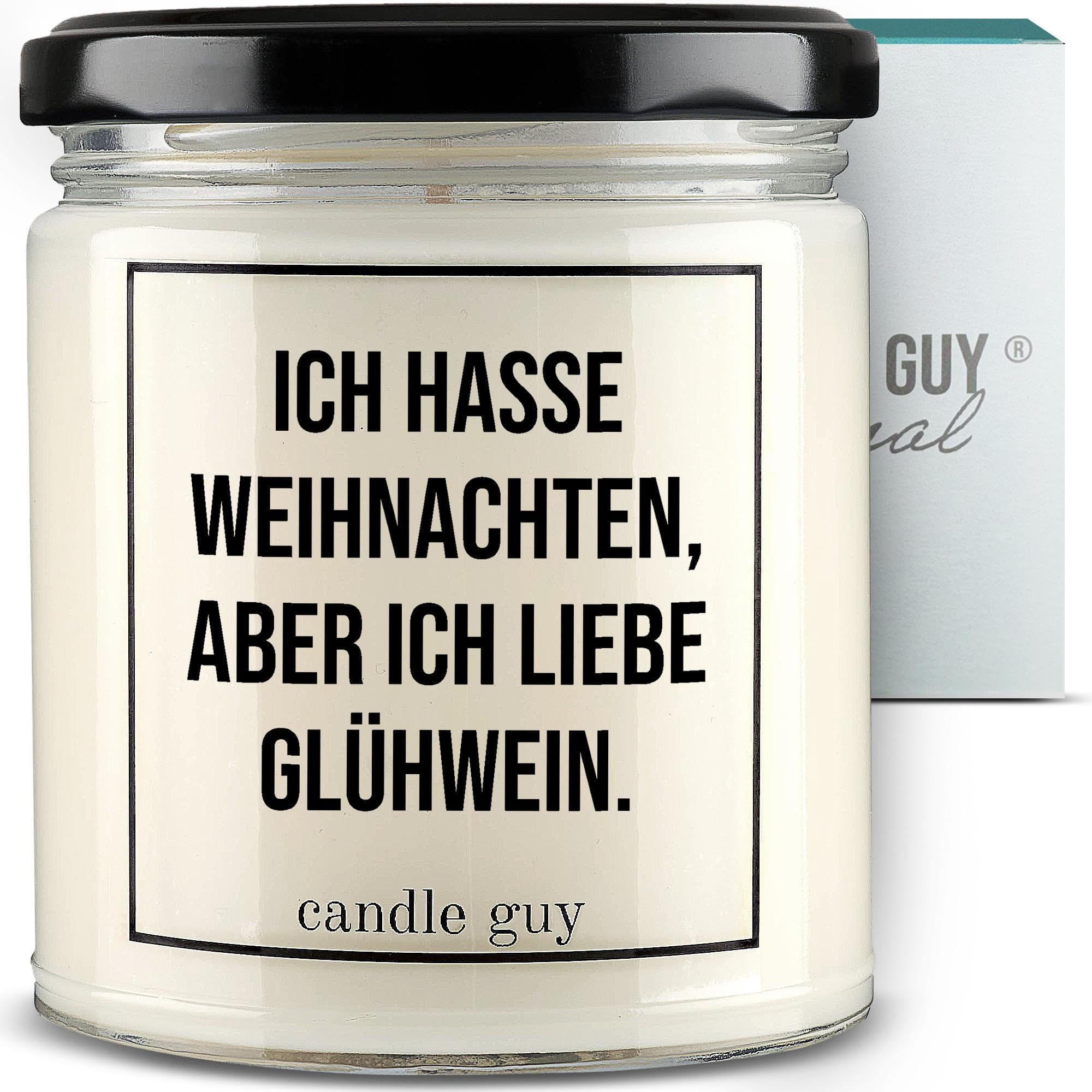 Bougie parfumée cadeau original candle guy vin chaud cire de soja 70h - 8