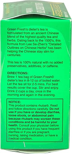 Miniatura 2 de Té de hierbas Green Fresh Extra Strength (30 unidades), 2.11 onzas
